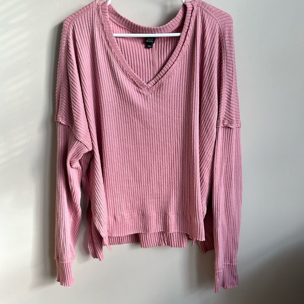 Wild Fable Pink Sweater Top Women’s Size L - Picture 1 of 7